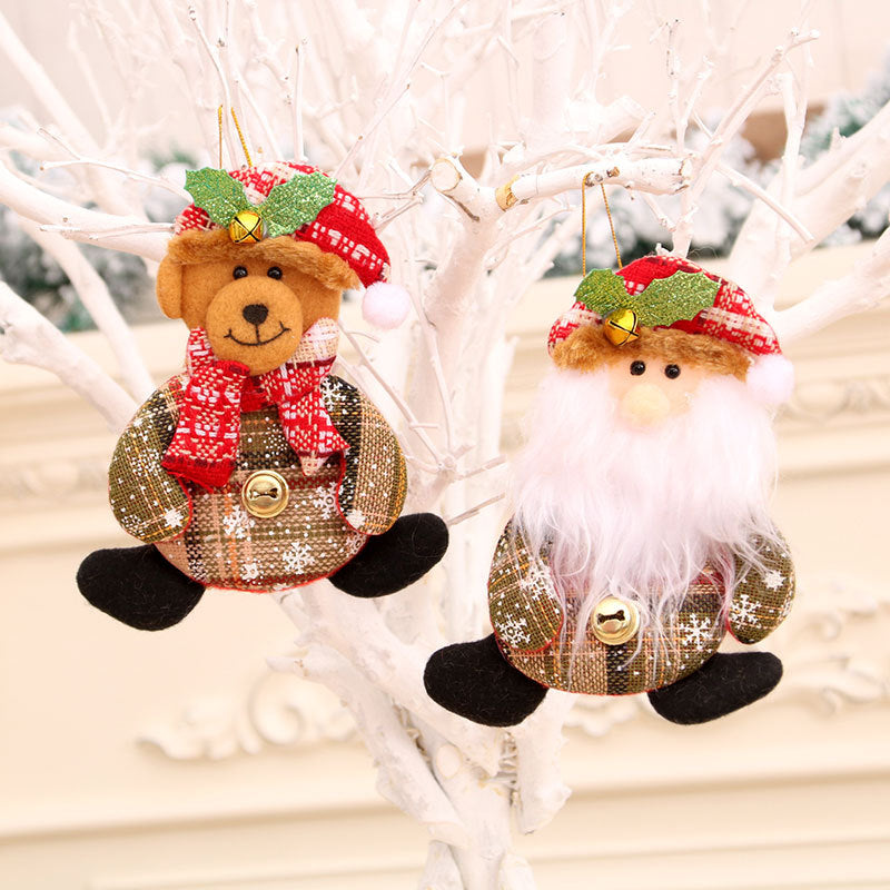 Snowman Christmas Tree Ornaments in Four Designs | Built-In Loop for Easy Display | Bright Holiday Decorations for Wreaths