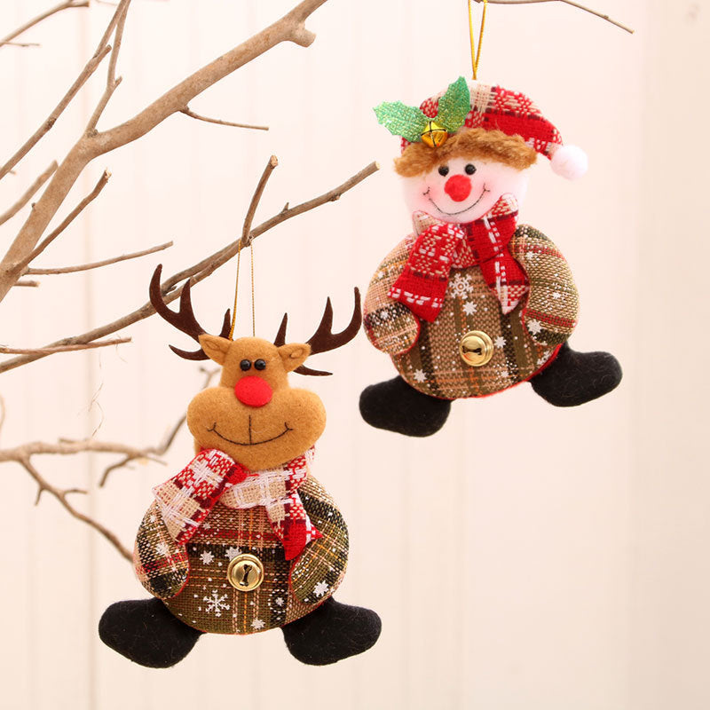 Snowman Christmas Tree Ornaments in Four Designs | Built-In Loop for Easy Display | Bright Holiday Decorations for Wreaths
