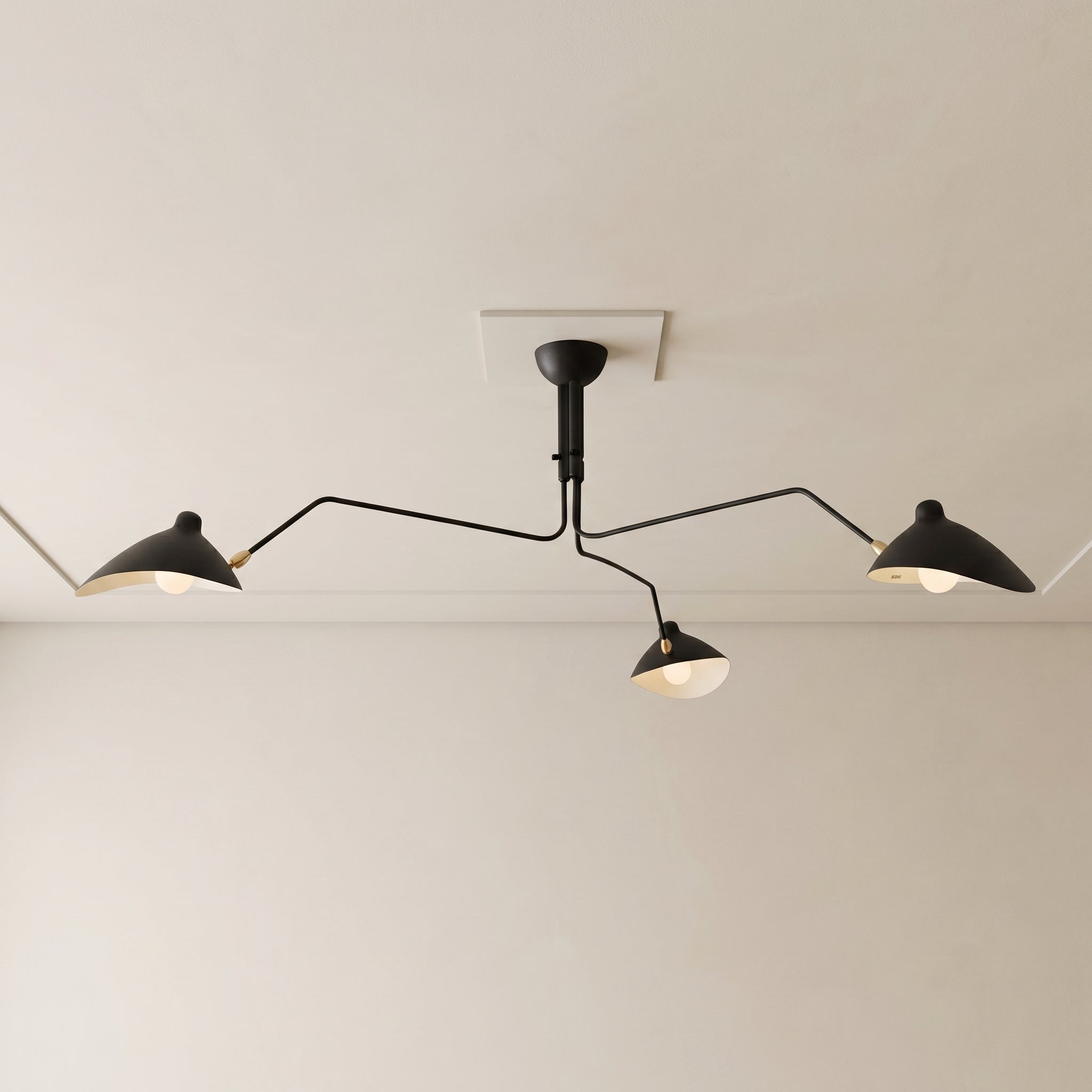 Multi Arm Ceiling Light Semi Flush Mount