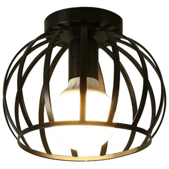 Black Metal Loft Ceiling Lamp
