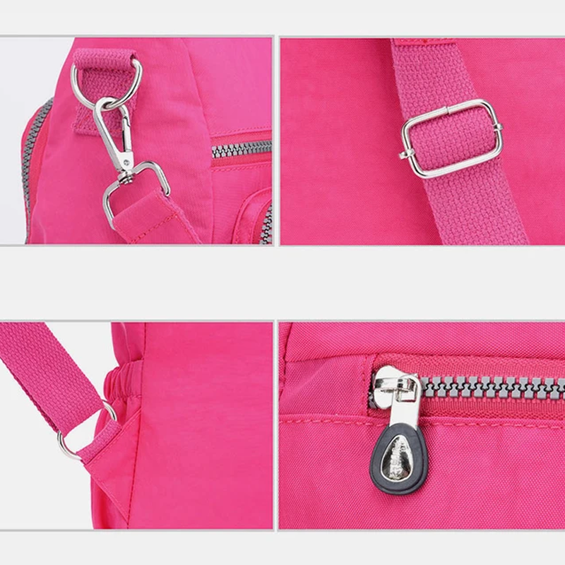 Travel Backpack for Women with Anti Theft Rear Pocket | Zip Main Compartment, Front and Side Pockets | Light Daypack Size