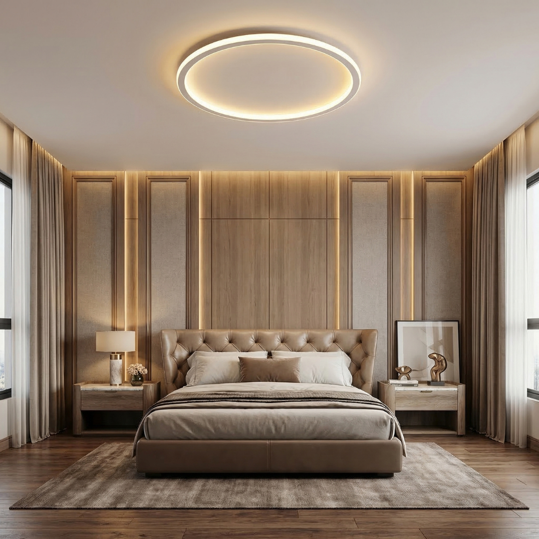 Scandinavian Ceiling Light LED Round