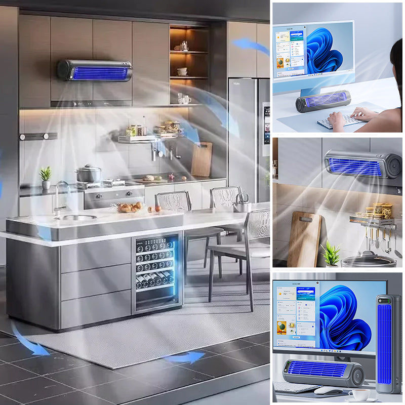 Wireless Rechargeable Air Cooler with Water Tank – Portable Personal Cooling Unit