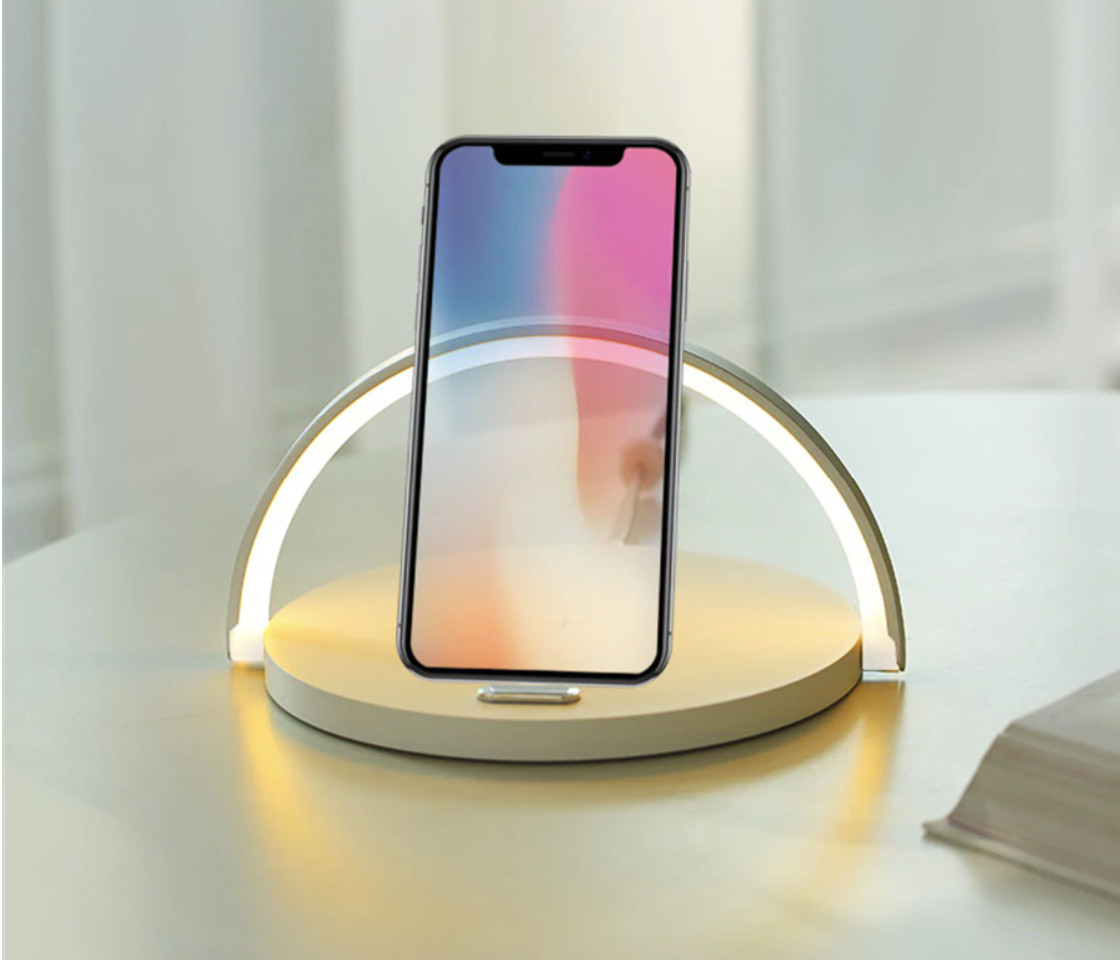 3 in 1 Night Light Wireless Charger Lamp