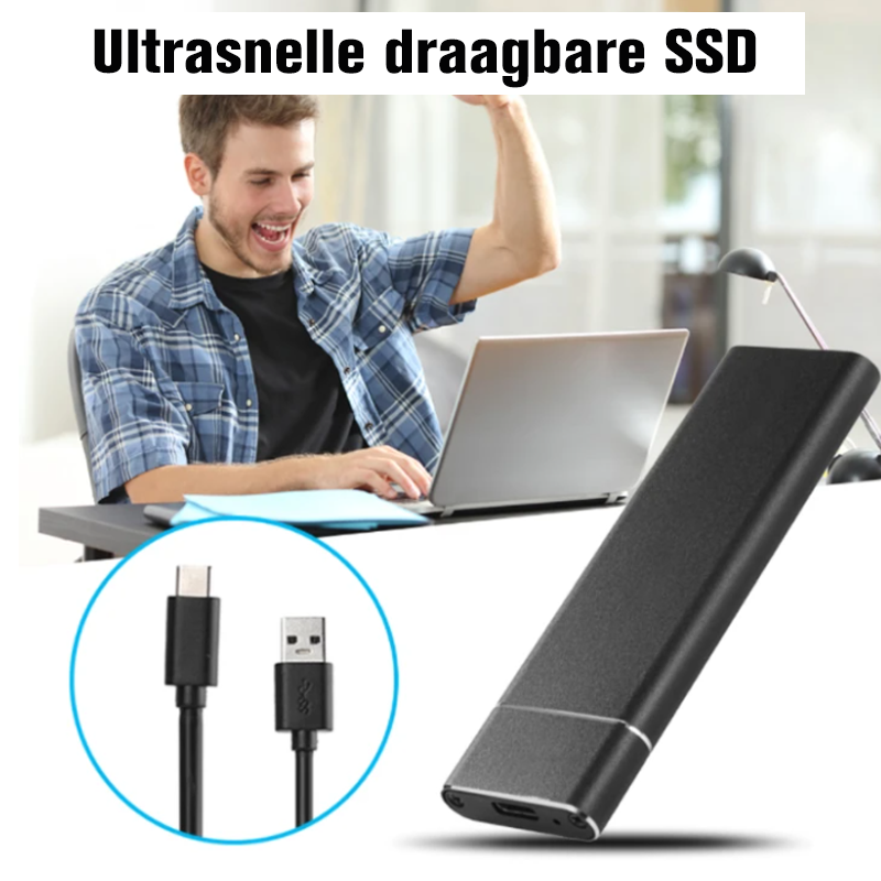 64 GB Portable External Hard Drive for Backup | Works with Windows, macOS and Linux | Ultra Thin Case in Four Colors