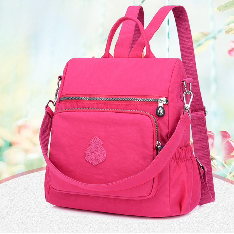 Travel Backpack for Women with Anti Theft Rear Pocket | Zip Main Compartment, Front and Side Pockets | Light Daypack Size