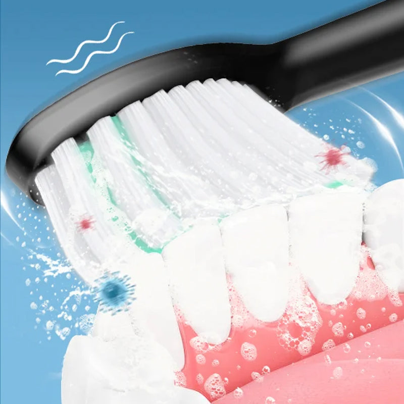 Electric Toothbrush with 40,000 VPM Sonic Motor | Two-Minute Timer and Three Intensity Levels | IPX7 Rated for Bath and Shower
