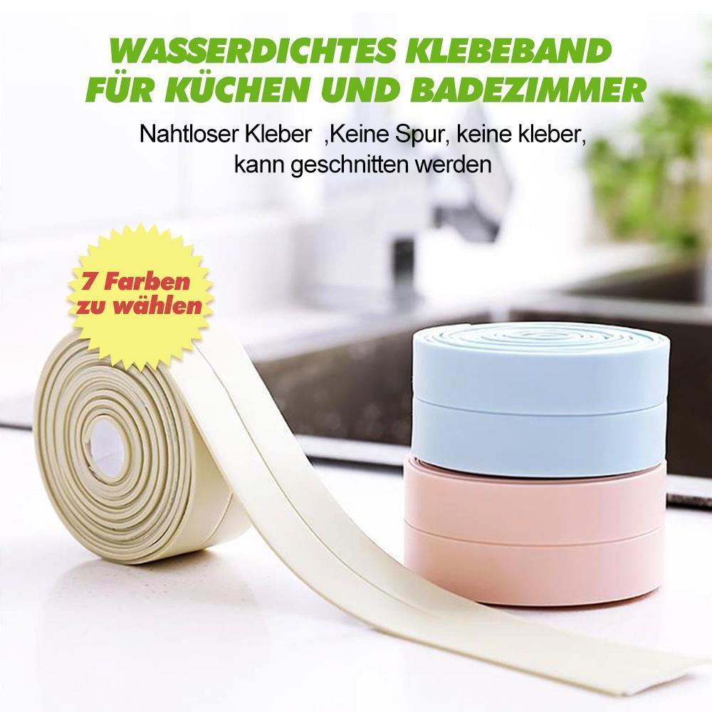 Waterproof Self Adhesive Sealing Tape, Mould Resistant | Kitchen Sink Accessories for Gaps Along Bath or Stove | Eleven Finishes