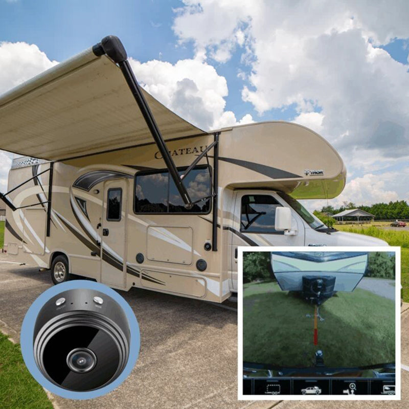 1080p Magnetic Wifi Camera for RV Reverse View and Home Use | 150 Degree Lens, Night Vision, Motion Alerts | 2 Colors