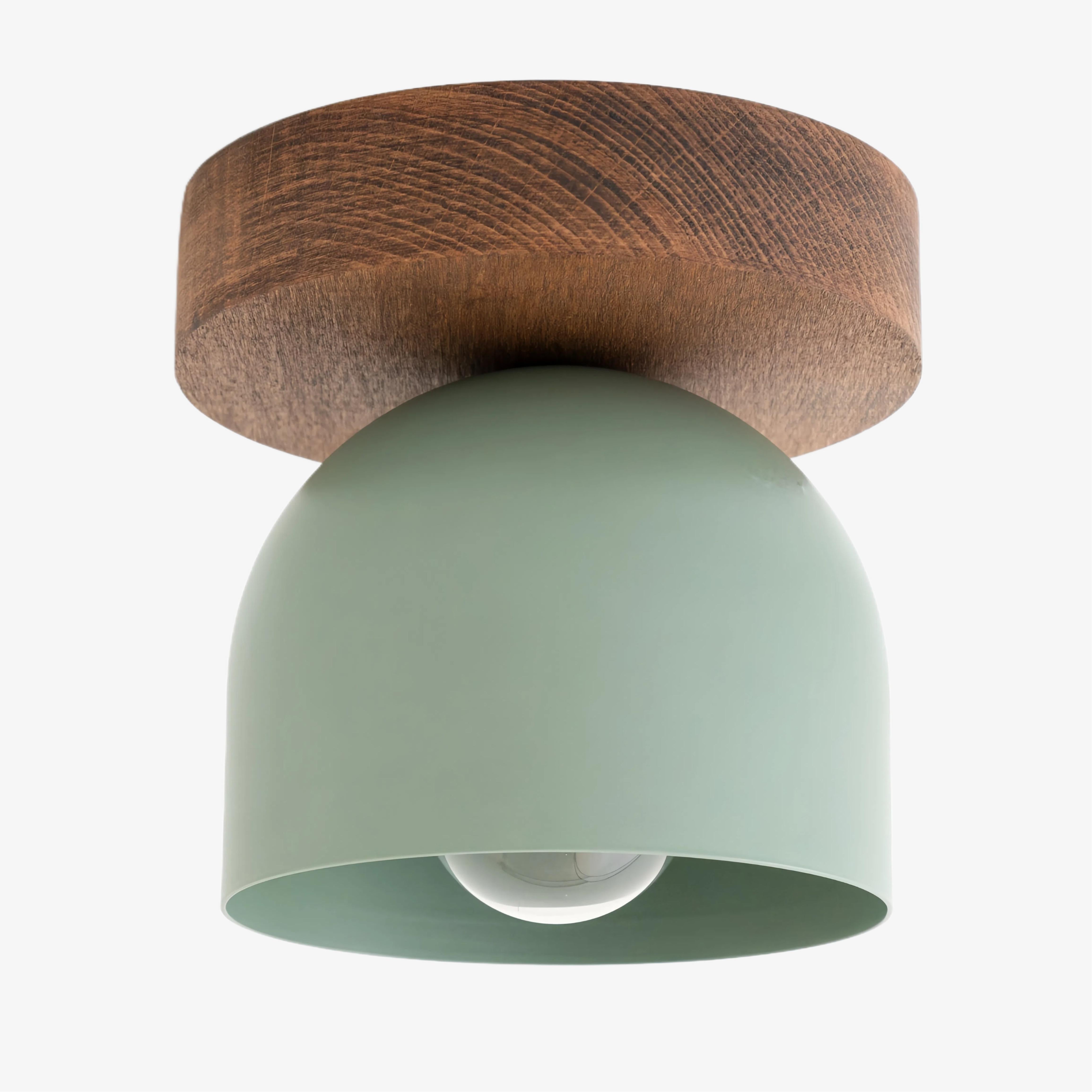 Wood Metal Ceiling Light