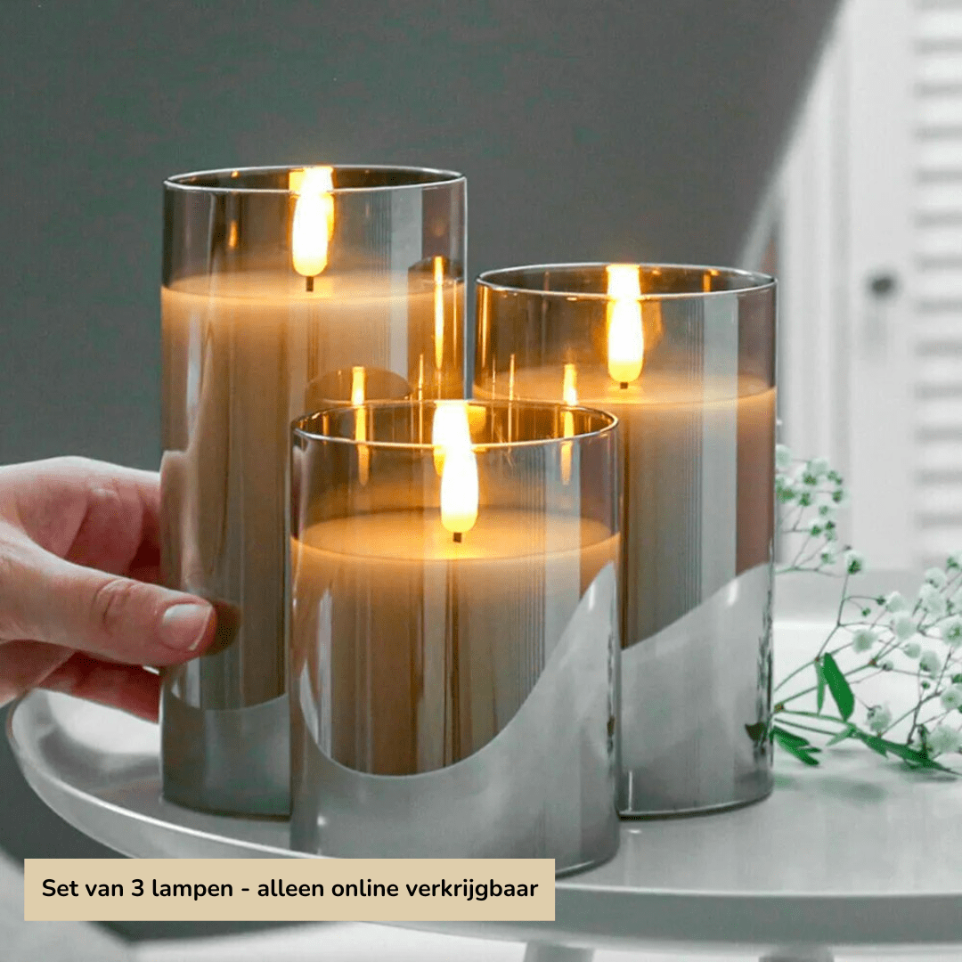Flickering LED Flameless Candles