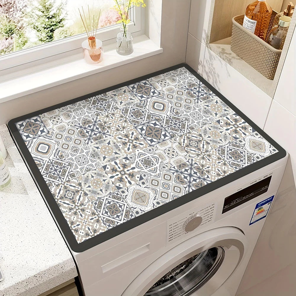 Appliance Top Mat with Mandala Design