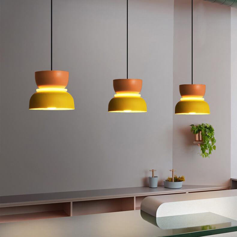 Macaron LED Pendant Light Nordic Color Ceiling Lamp