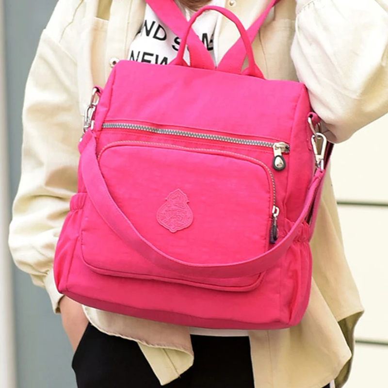 Travel Backpack for Women with Anti Theft Rear Pocket | Zip Main Compartment, Front and Side Pockets | Light Daypack Size
