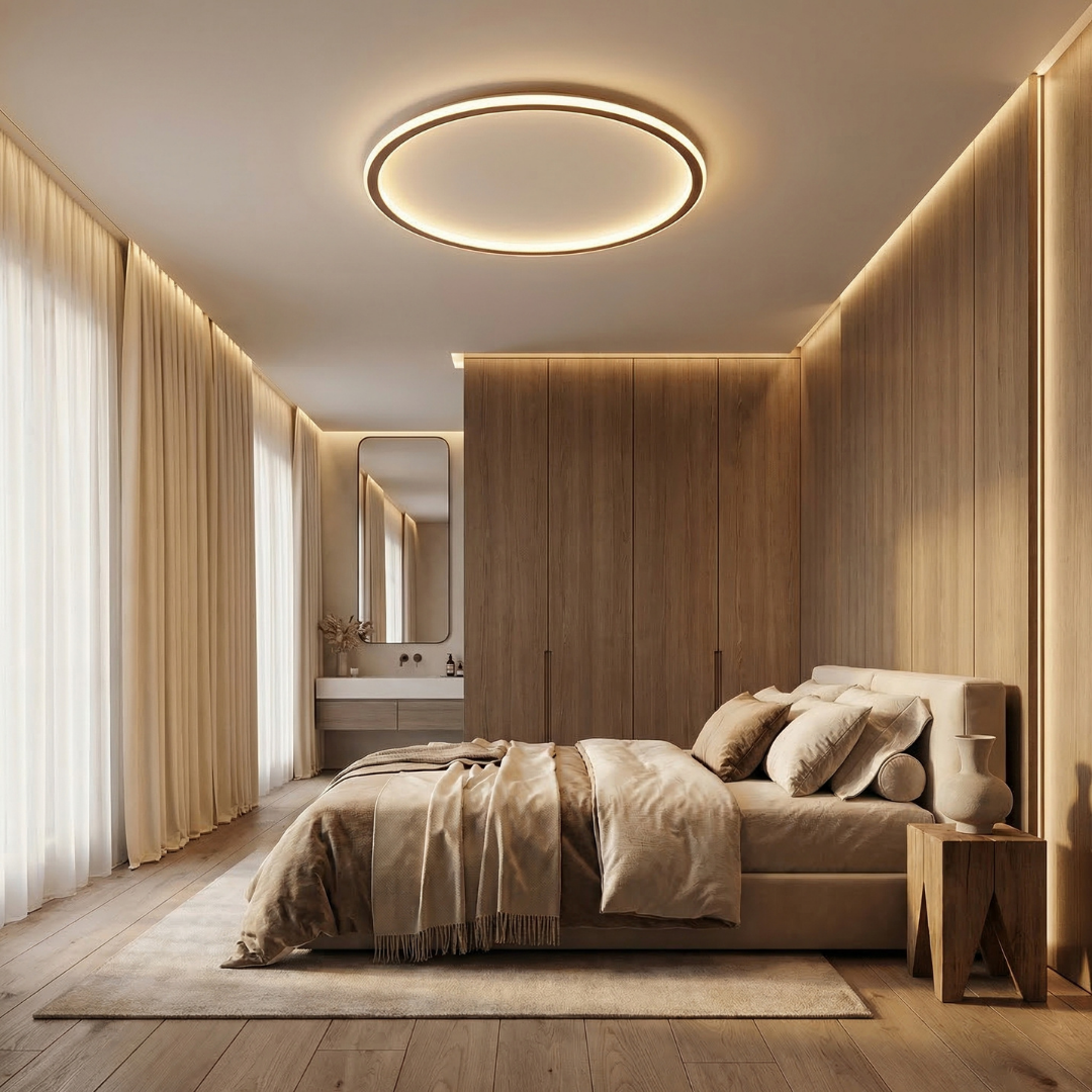 Scandinavian Ceiling Light LED Round
