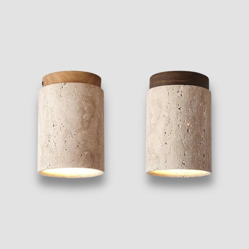 Travertine Ceiling Spotlight LED Stone Light