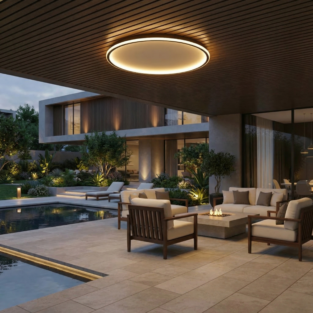 Scandinavian Ceiling Light LED Round