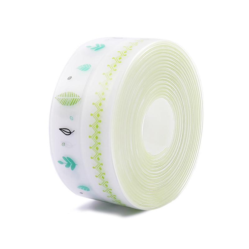Waterproof Self Adhesive Sealing Tape, Mould Resistant | Kitchen Sink Accessories for Gaps Along Bath or Stove | Eleven Finishes