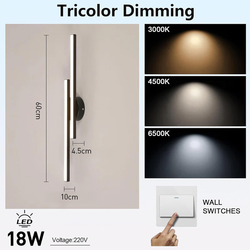 Modern LED Ceiling Light Aluminum Semi Flush