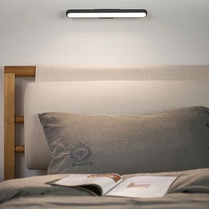 Magnetic Rechargeable Desk Lamp with Touch Dimming | 1800 mAh Battery, up to 24 Hours on USB-C | Black or White