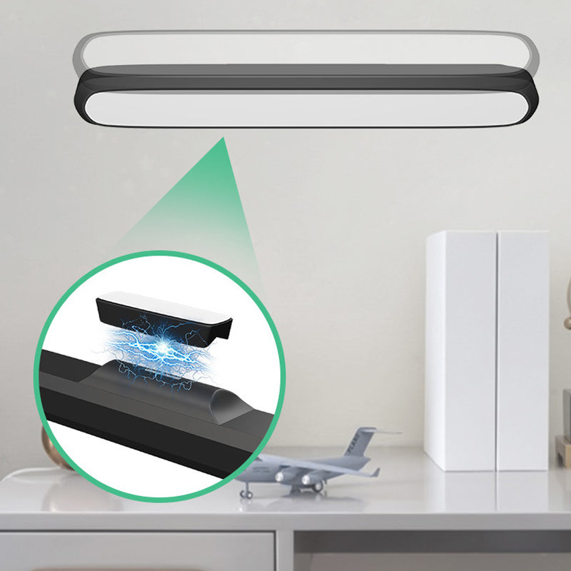 Magnetic Rechargeable Desk Lamp with Touch Dimming | 1800 mAh Battery, up to 24 Hours on USB-C | Black or White