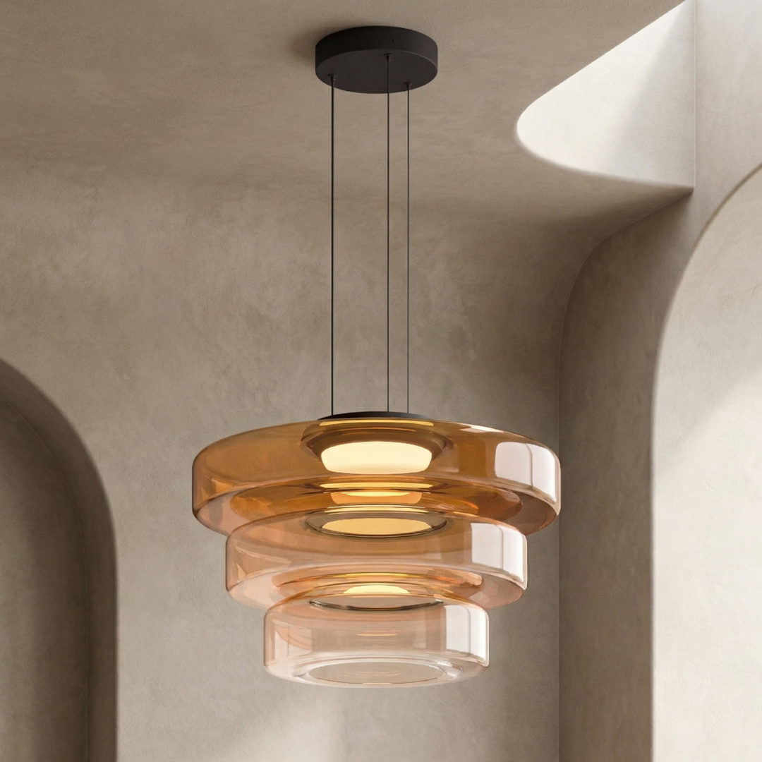 Bauhaus Glass Pendant Light Hanging Lamp