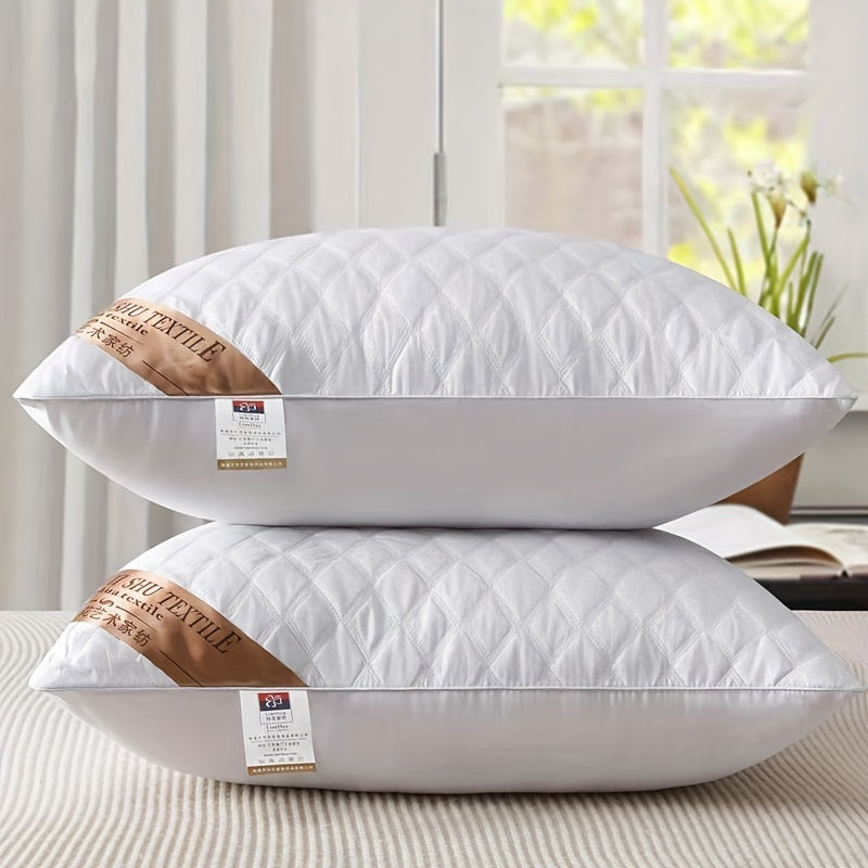 Bedroom Pillows with Washable Cover in Low Medium or High Loft | Hotel Style Support That Holds Shape Overnight