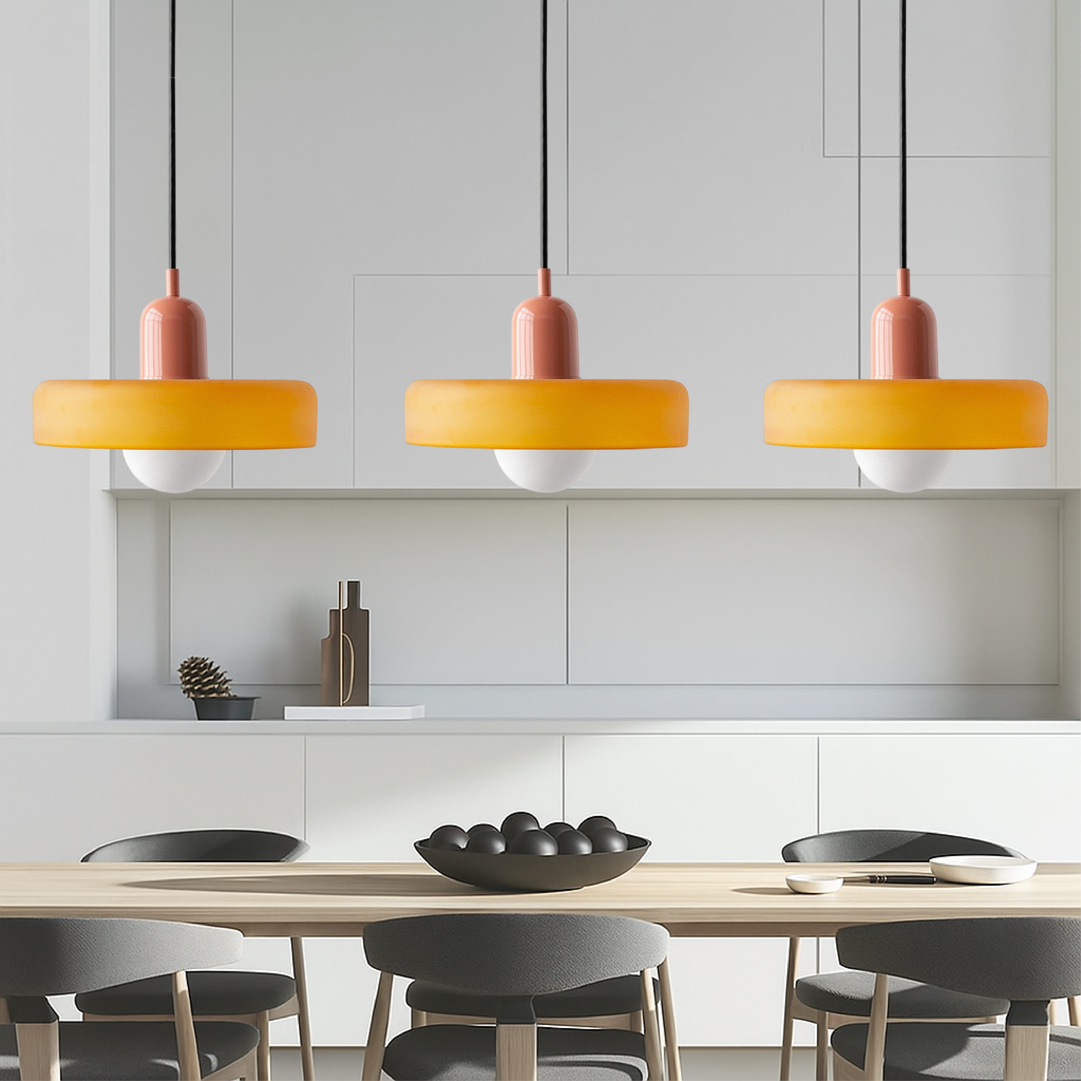 Bauhaus Glass Pendant Lamp