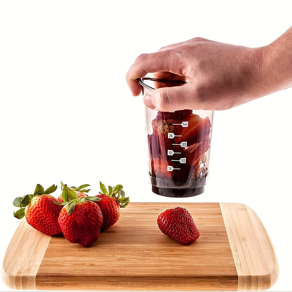 3-in-1 Manual Cutter and Chopper with Carbon Steel Blades | Compact Kitchen Gadgets for Slicing | Dishwasher Safe