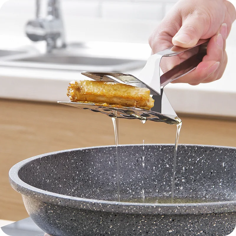 Stainless Steel BBQ Spatula Tongs