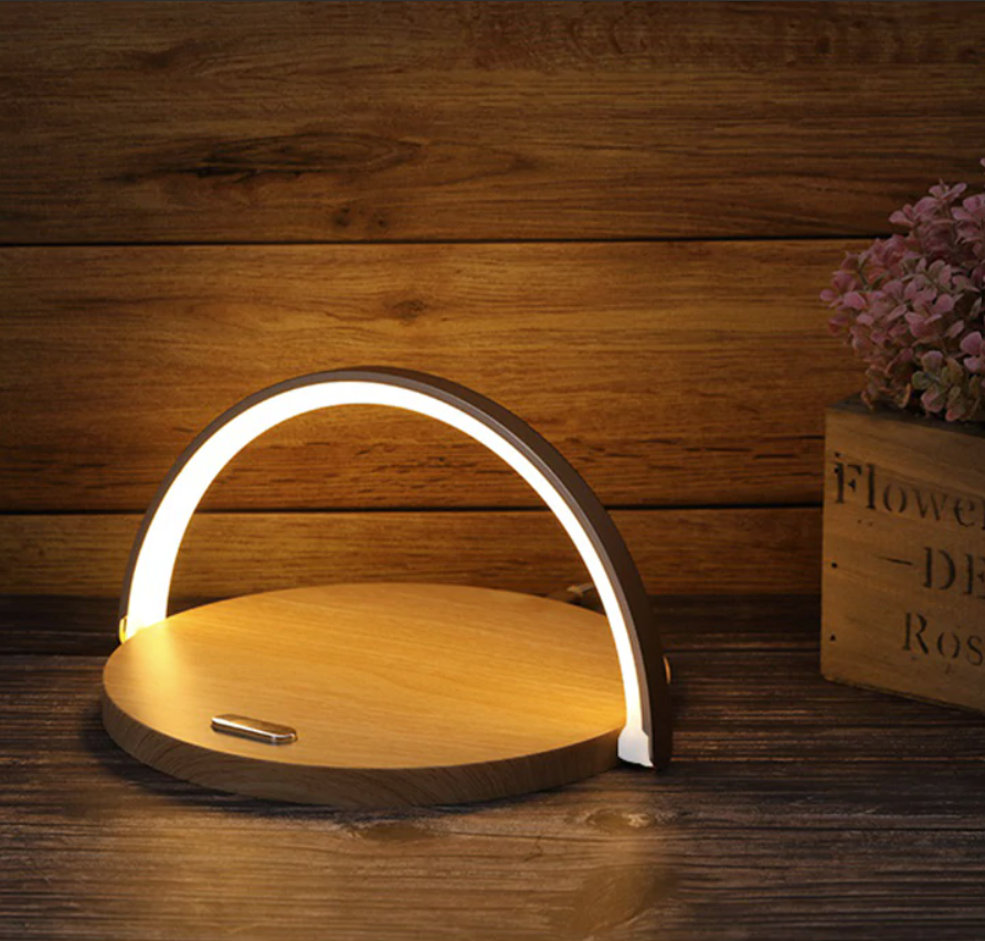 3 in 1 Night Light Wireless Charger Lamp