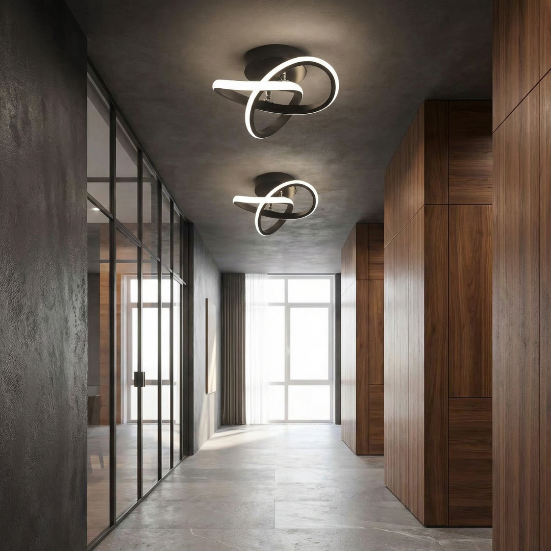 White LED Ceiling Light Round Flush Mount