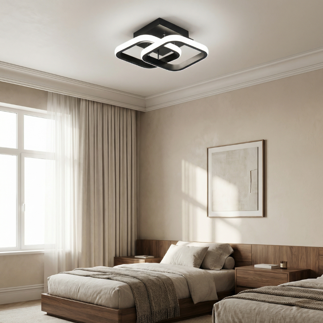 White LED Ceiling Light Round Flush Mount