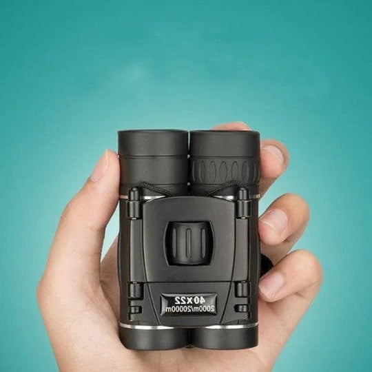 HD 40x22 Compact Binoculars with Wide Field of View | Long-Range Zoom for Hiking, Camping and Hunting