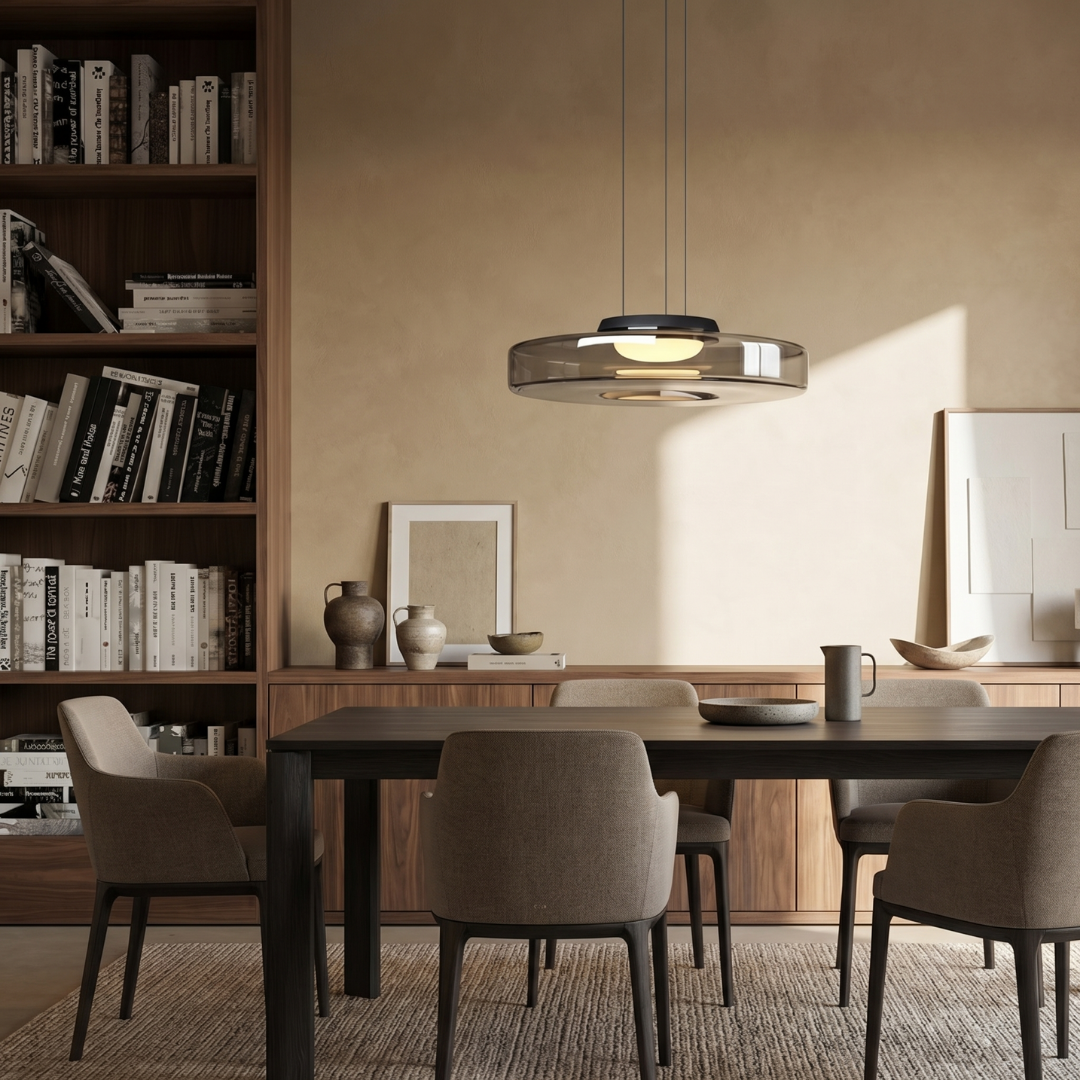 Bauhaus Glass Pendant Light Hanging Lamp