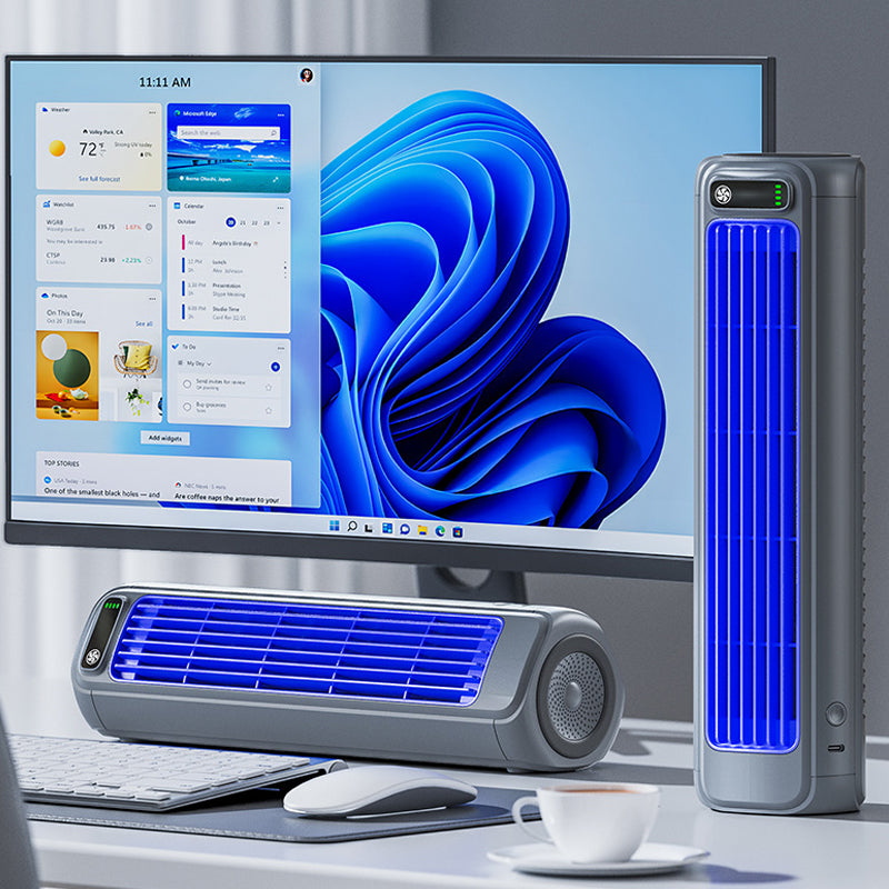 Wireless Rechargeable Air Cooler with Water Tank – Portable Personal Cooling Unit