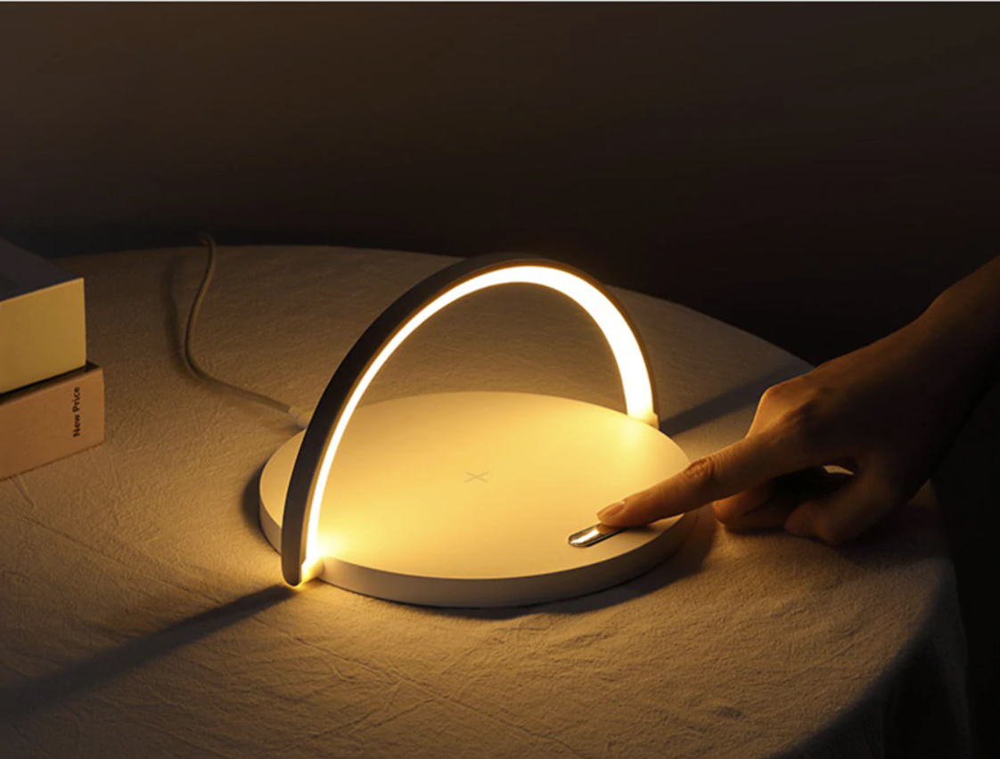 3 in 1 Night Light Wireless Charger Lamp