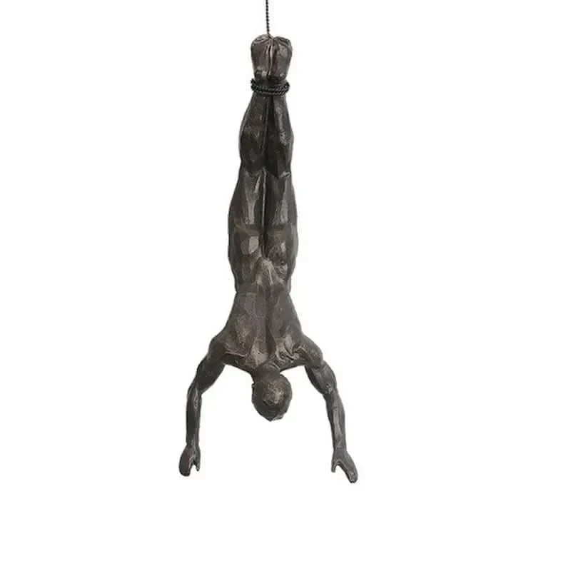 Climbing Man Wall Sculpture Set