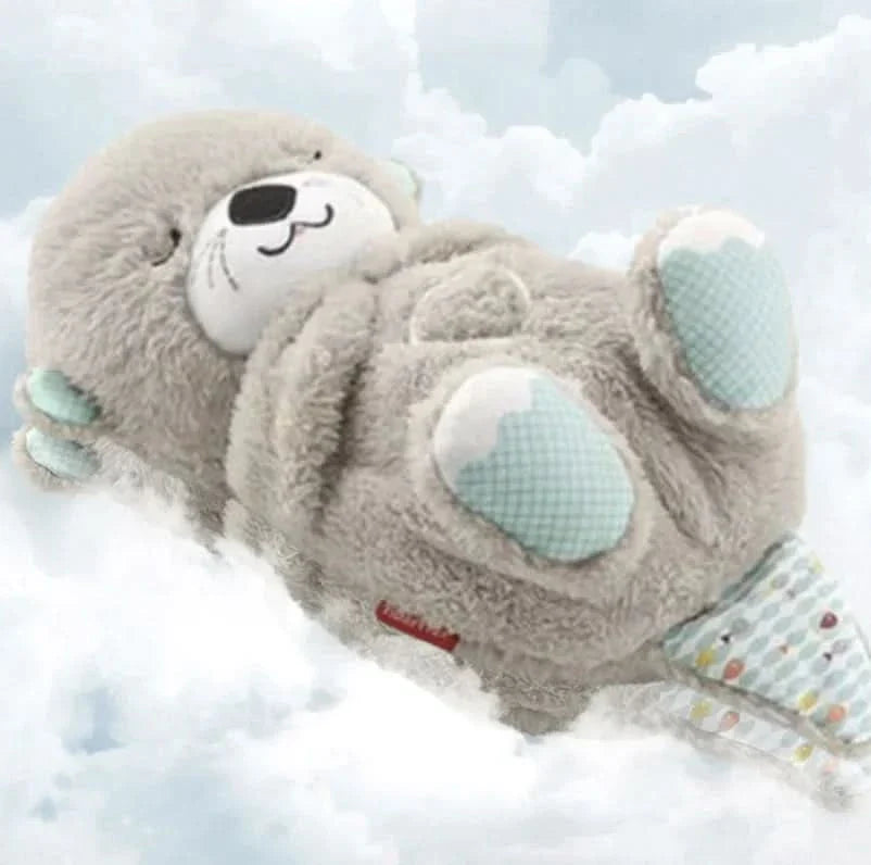 Plush Otter Toy with Soothing Motion