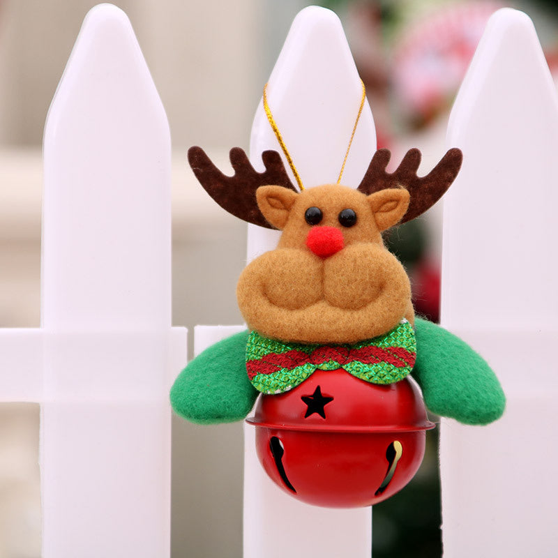 Felt Snowman Door Hanger with a Bell | Colorful Hat and Bow Tie Detail | Christmas Decorations for Doorway and Porch
