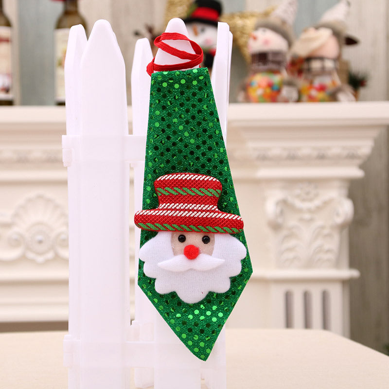 Light Up Santa Tie for Holiday Parties | Playful Novelty Christmas Accessories | Simple On and Off Switch, Flexible Fabric