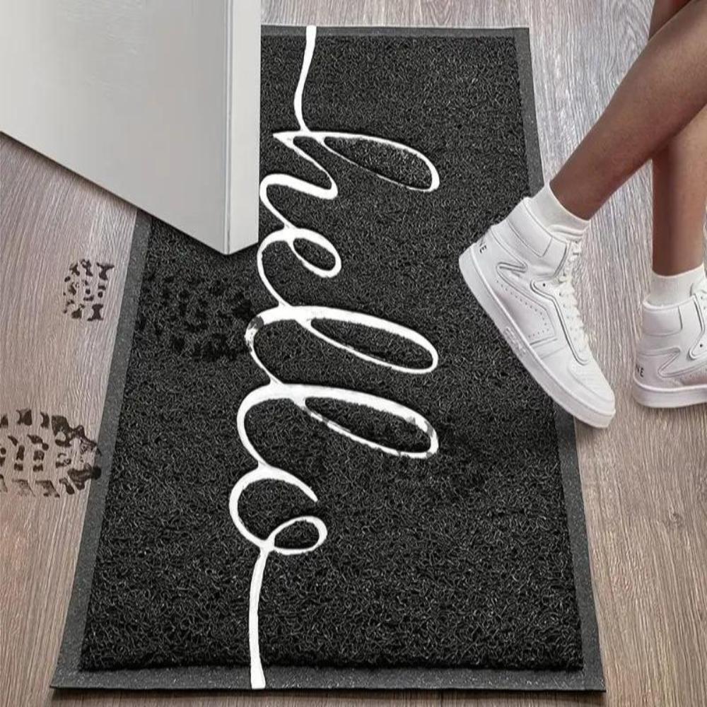 Hello Doormat for Entryway Floor