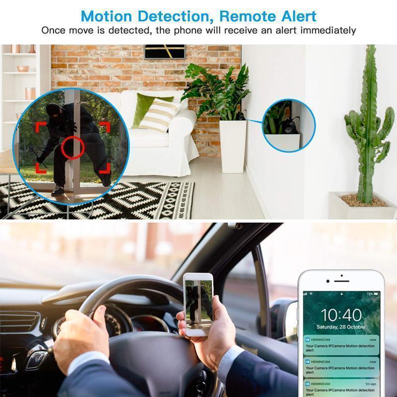 1080p Magnetic Wifi Camera for RV Reverse View and Home Use | 150 Degree Lens, Night Vision, Motion Alerts | 2 Colors