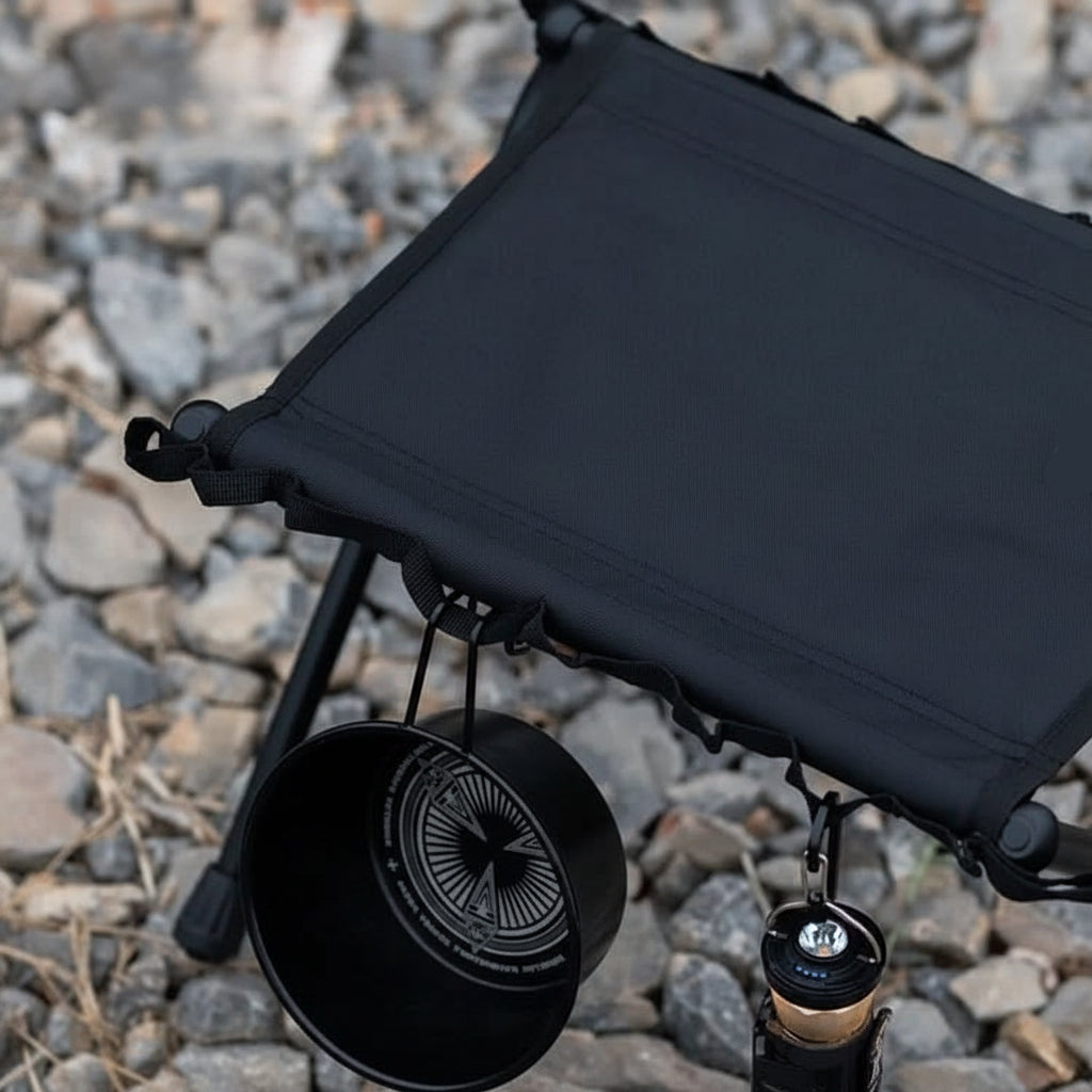Ultra-Light Folding Camping Stool | Aluminum Alloy Frame, Holds up to 220 lbs | Portable Seat in 3 Color Options