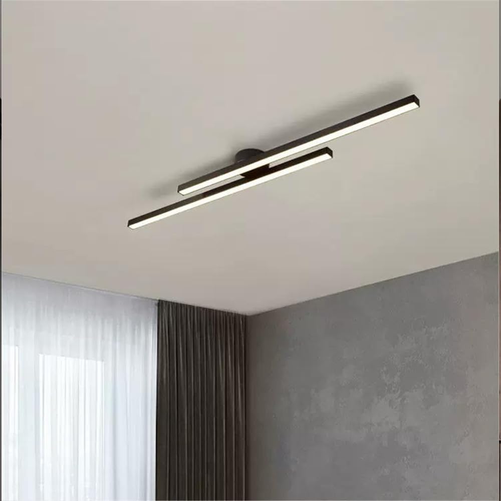 Modern LED Ceiling Light Aluminum Semi Flush