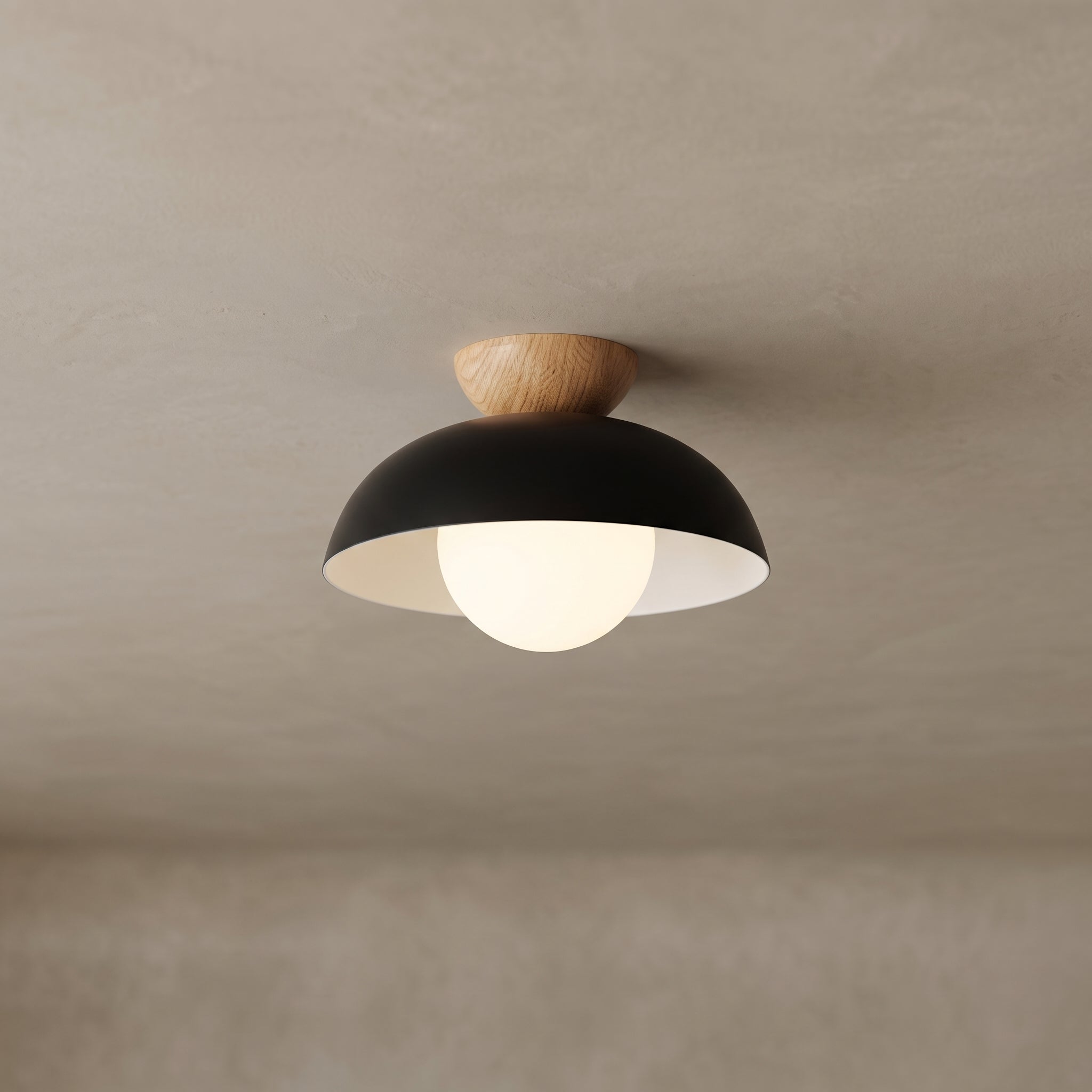 Nordic Iron Ceiling Light Minimal Flush
