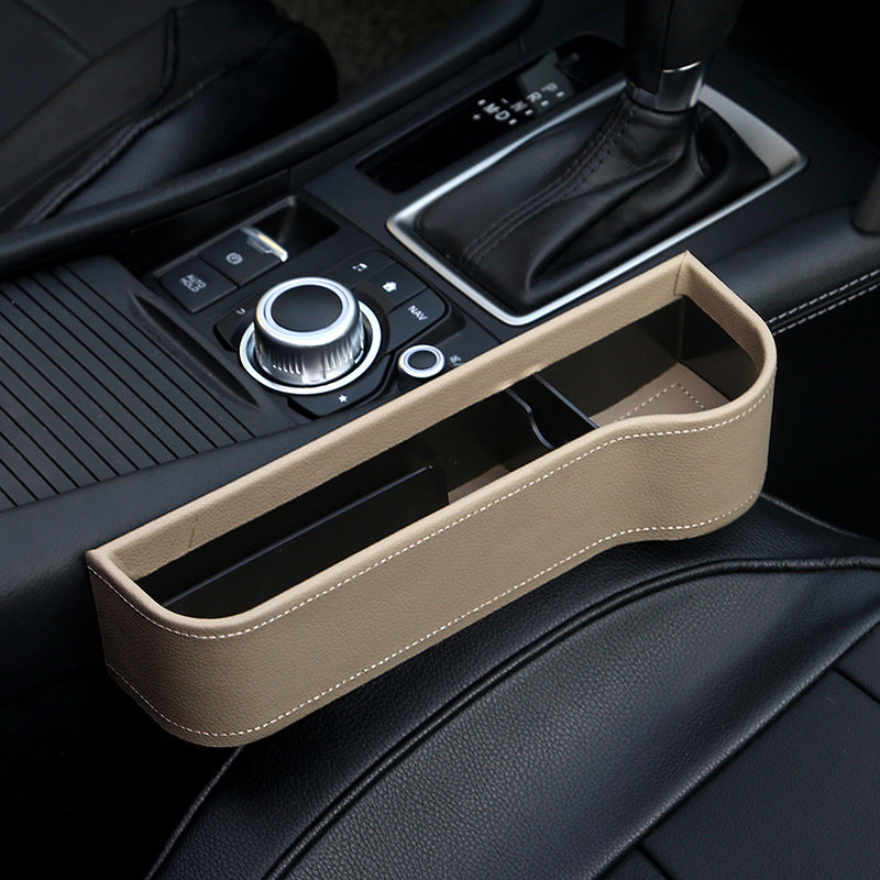 Car Organizer for the Gap Beside the Seat, Driver or Passenger Side | Holds a Phone, Cards and Coins | Four Colors in PU and ABS