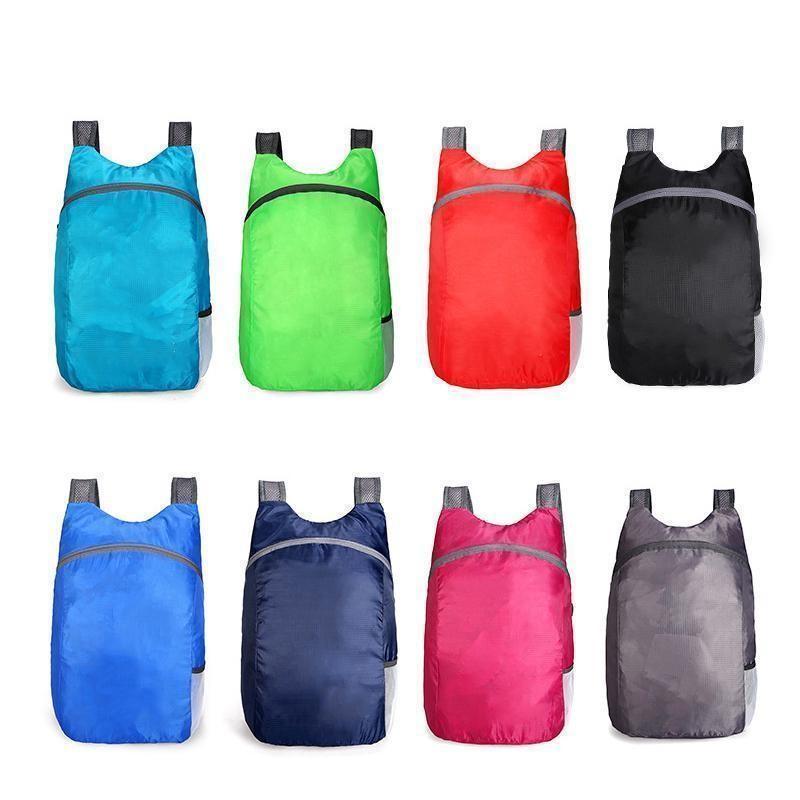 Foldable Travel Backpack That Packs Into Its Own Pouch | Lightweight 30D Nylon Daypack for Hiking, School or Carry-On