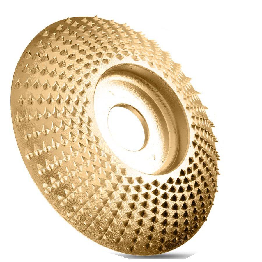 Tungsten Carbide Grinding Wheel for Angle Grinders, 16 mm Bore | Shapes Convex, Concave, Bevelled and Flat Wood