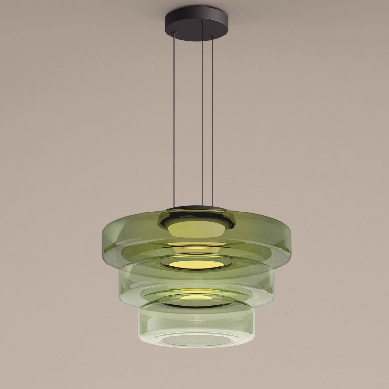 Bauhaus Glass Pendant Light Hanging Lamp